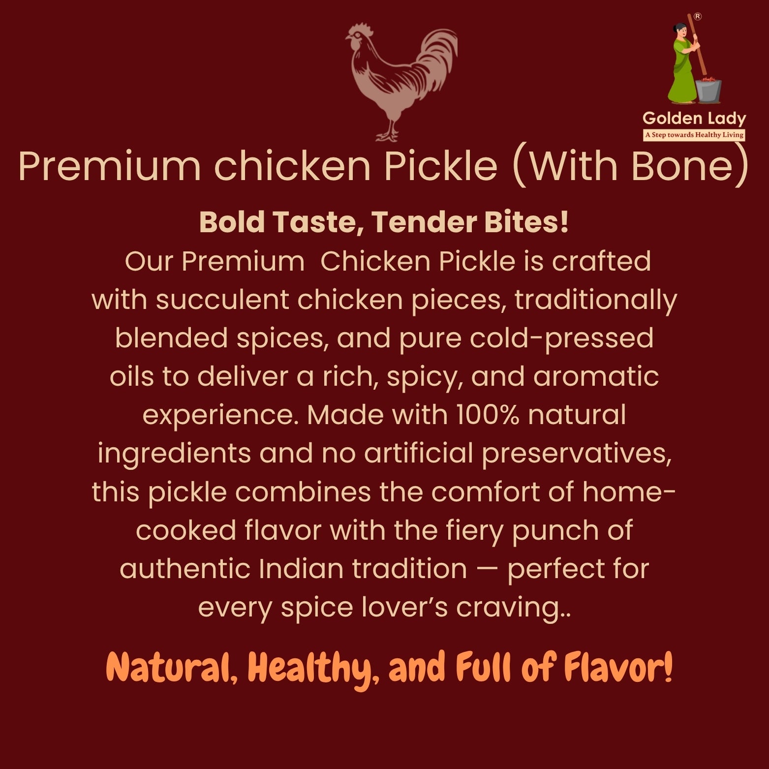 Chicken Pickle (With Bone)