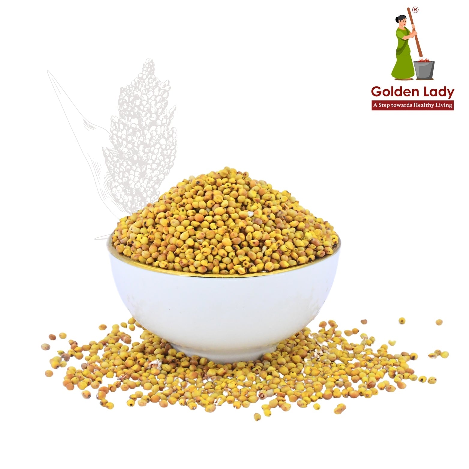 Yellow Jonnalu (Jowar Millets) - Golden Lady