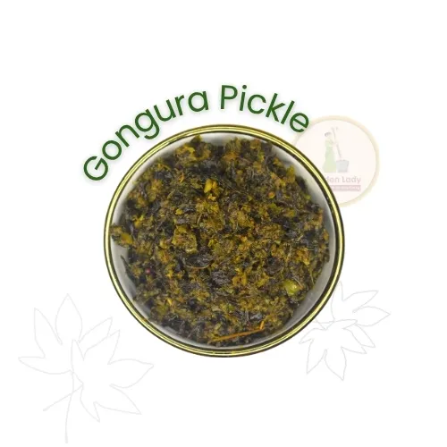 [FIN-PREM-PKL-GONGURAGRN-200G-001] Gongura Pickle | గోంగూర పచ్చడి [GREEN] (200g)
